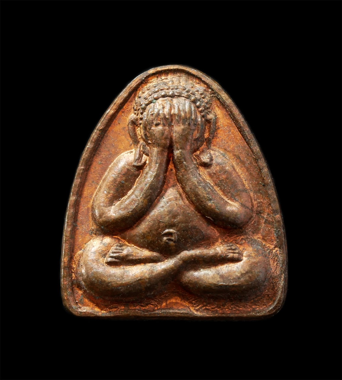 15Jul25 (138)p.jpg - พระปิดตามหาลาภ รุ่นแรก หลวงปู่หลิว ปณฺณโก วัดไร่แตงทอง ต.ทุ่งลูกนก อ.กำแพงแสน  จ.นครปฐม ปี2535 เหรียญเนื้อทองแดง พระเก่าสวย มวลสารดี น่าเก็บสะสมบูชา  | https://kamulet.in.th